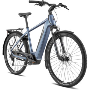 BESV TR 1.3 Trekking cykel 10 Gear 630Wh herre Dark Onyx Blue Gloss cykelstyrken