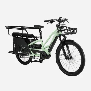 El-hybridcykel til voksne Crossover Longtail Pistachio cykelstyrken