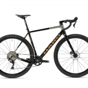 Haro Buzzard Carbon 3 Gravelcykel Gloss Jet Black and Grey/Copper cykelstyrken