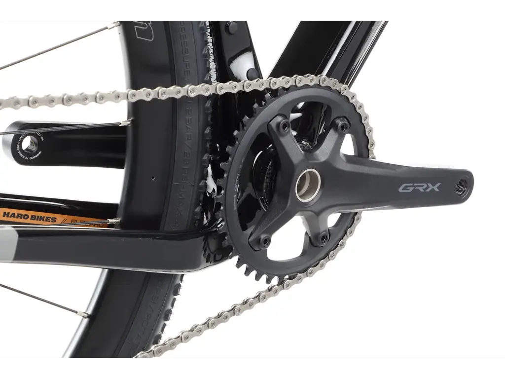 Haro Buzzard Carbon 3 Gravelcykel Gloss Jet Black and Grey/Copper cykelstyrken – Image 5