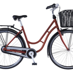 Kildemoes Neksø damecykel orange cykelstyrken