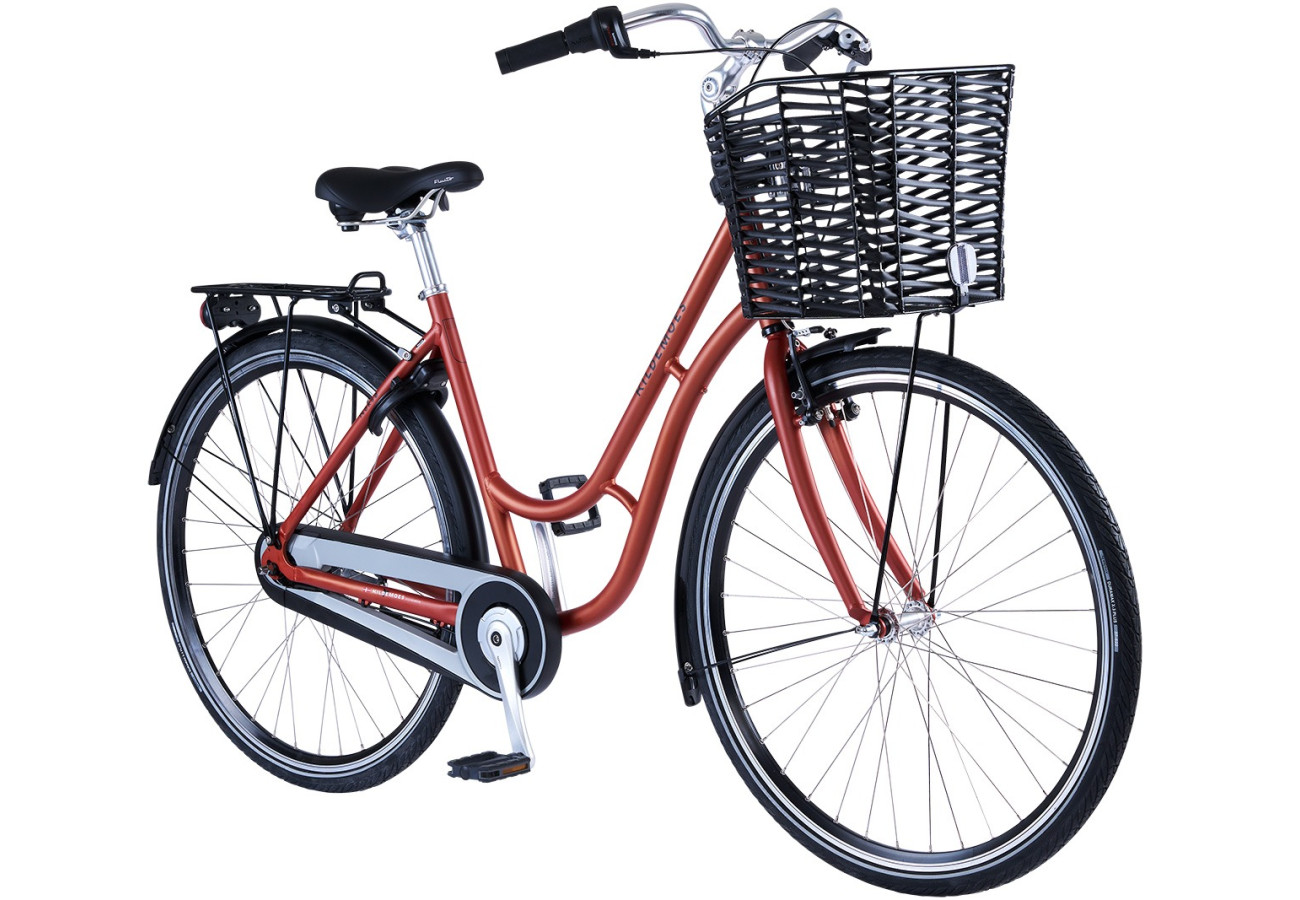 Kildemoes Neksø damecykel orange cykelstyrken – Image 3