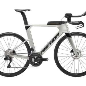 Merida Time Warp 5000 tricykel carbon titan/black cykelstyrken