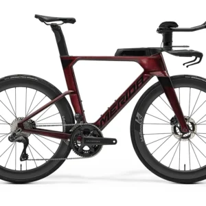 Merida Time Warp Limited tricykel carbon burgundy red/black cykelstyrken