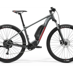 Merida eBig Nine LTD E-Mountainbike grå/rød/sort cykelstyrken