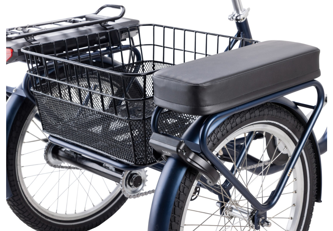 Monark Abbe 20" elcykel blå cykelstyrken – Image 5