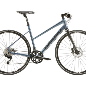 Nishiki Pro Air citybike 22 gear med Shimano 105 skivebremser blågrøn dame cykelstyrken