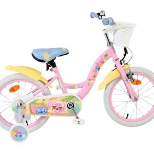 Volare Disney Stitch Børnecykel - 16" med støttehjul - Lyserød cykelstyrken